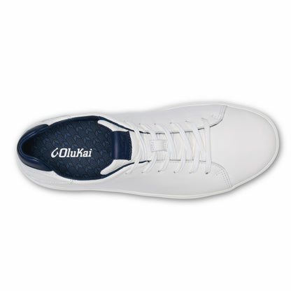 Olukai Lae‘ahi Lī ‘Ili Sneakers - Bright White / Trench Blue