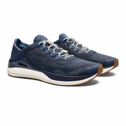 Olukai ‘Ahi Water Boat Shoes - Mood Indigo / Coastal Blue
