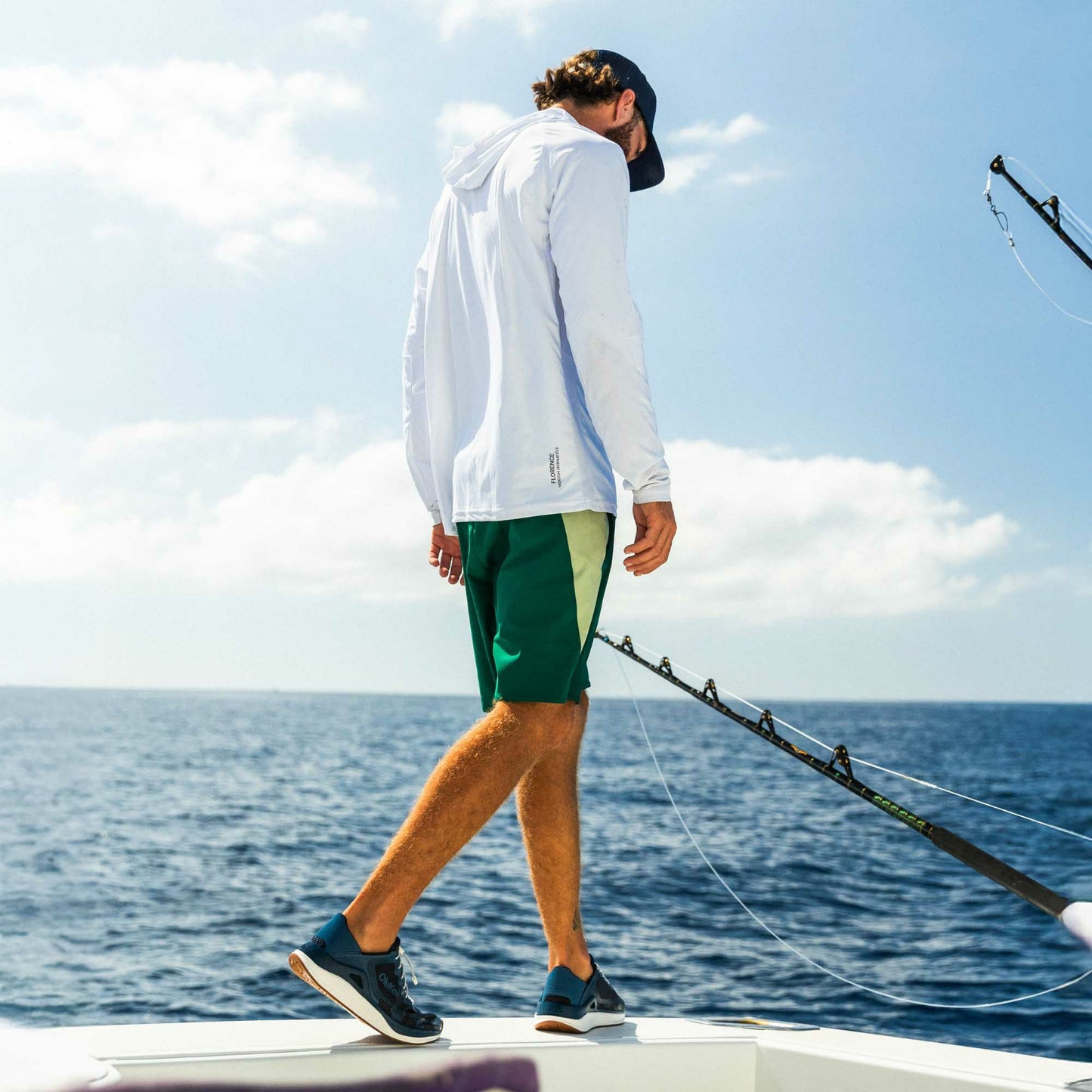 Olukai ‘Ahi Water Boat Shoes - Mood Indigo / Coastal Blue