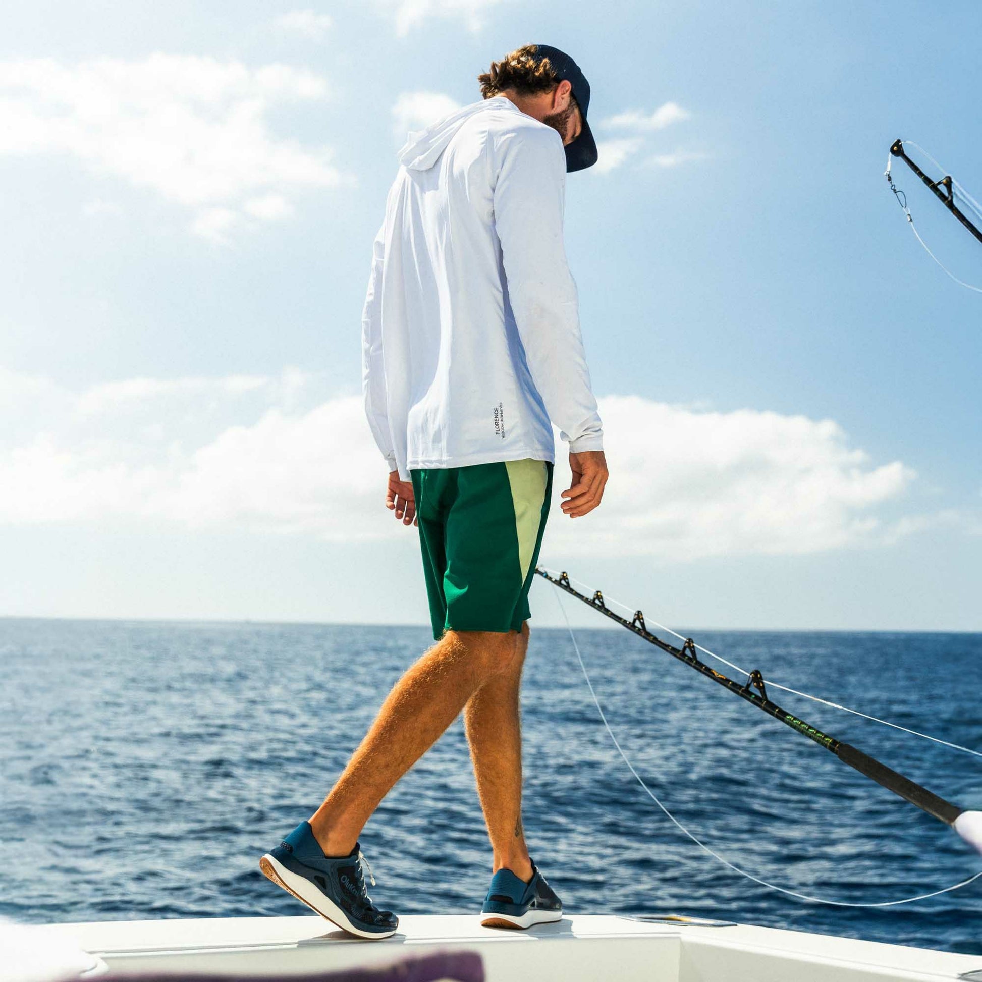 Olukai ‘Ahi Water Boat Shoes - Mood Indigo / Coastal Blue