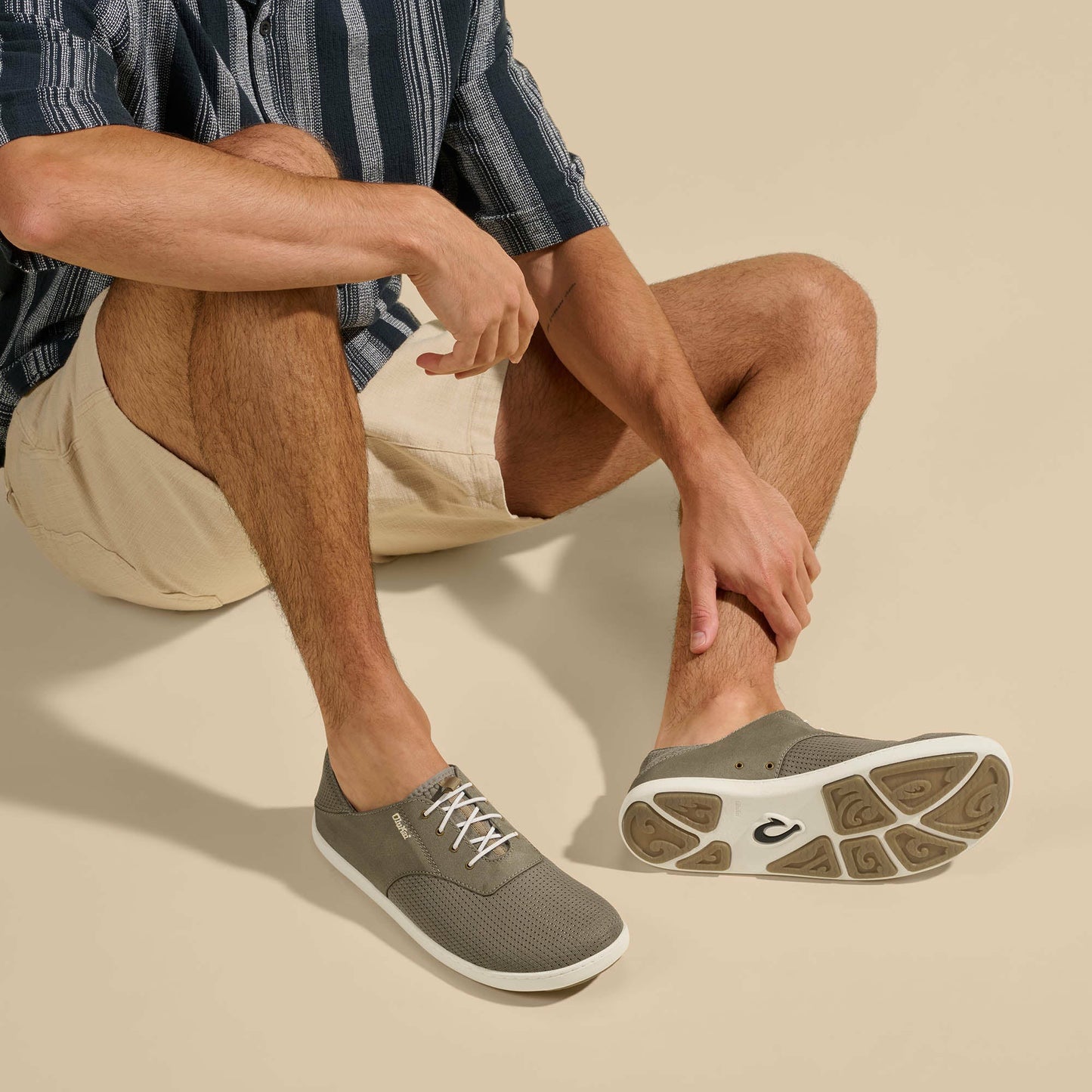 Olukai Nohea Moku Boat Shoes - Tapa