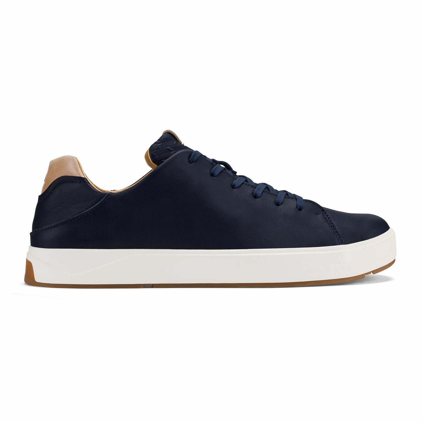 Olukai Lae‘ahi Lī ‘Ili Leather Sneakers - Trench Blue