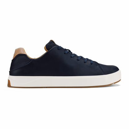 Olukai Lae‘ahi Lī ‘Ili Leather Sneakers - Trench Blue