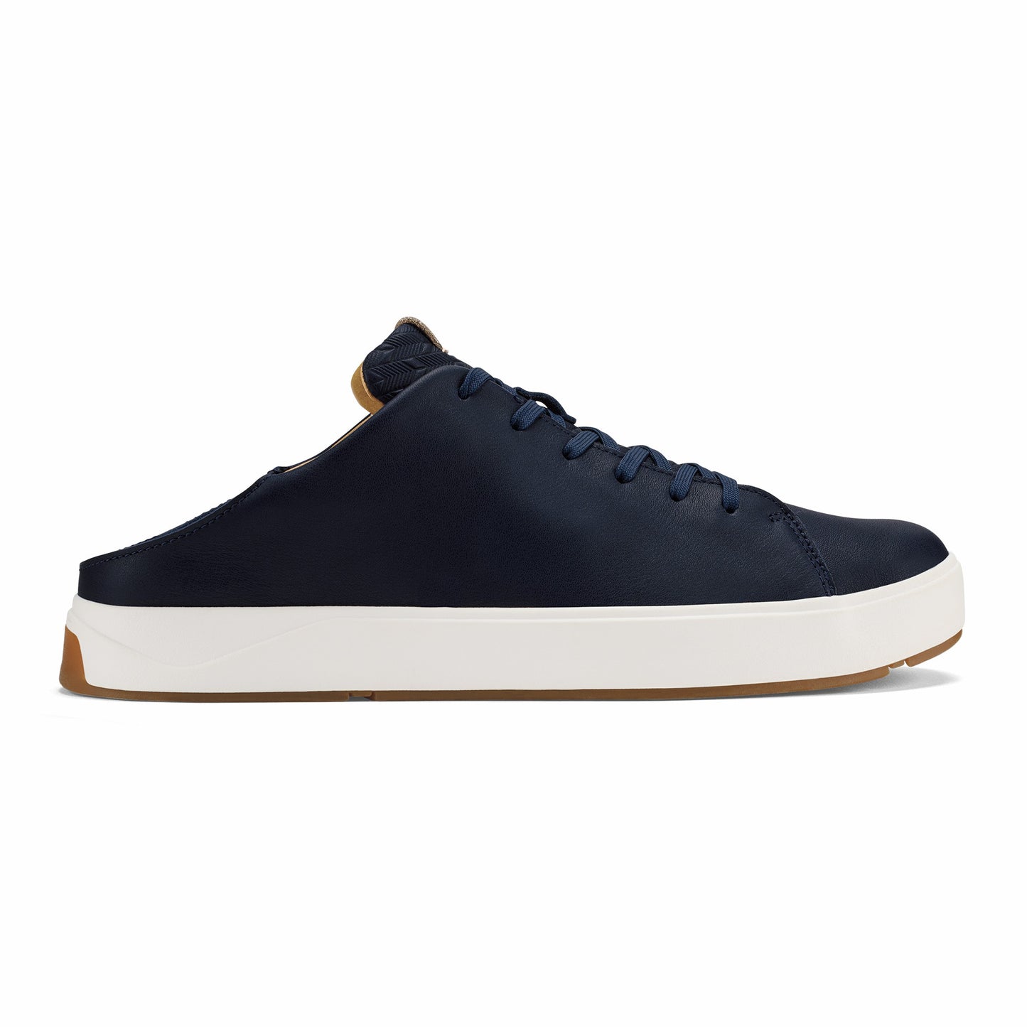 Olukai Lae‘ahi Lī ‘Ili Leather Sneakers - Trench Blue