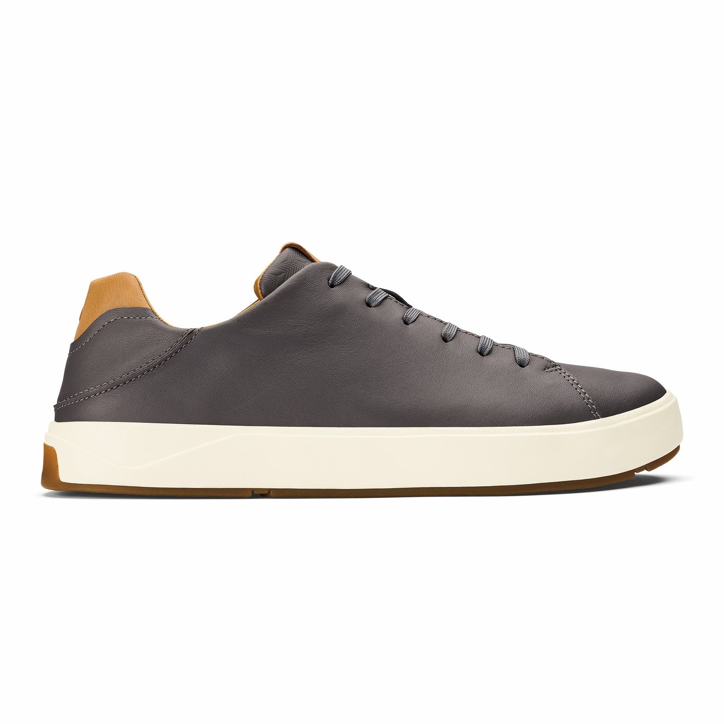 Olukai Lae‘ahi Lī ‘Ili Leather Sneakers - Stone
