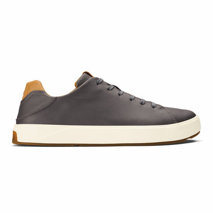 Olukai Lae‘ahi Lī ‘Ili Leather Sneakers - Stone