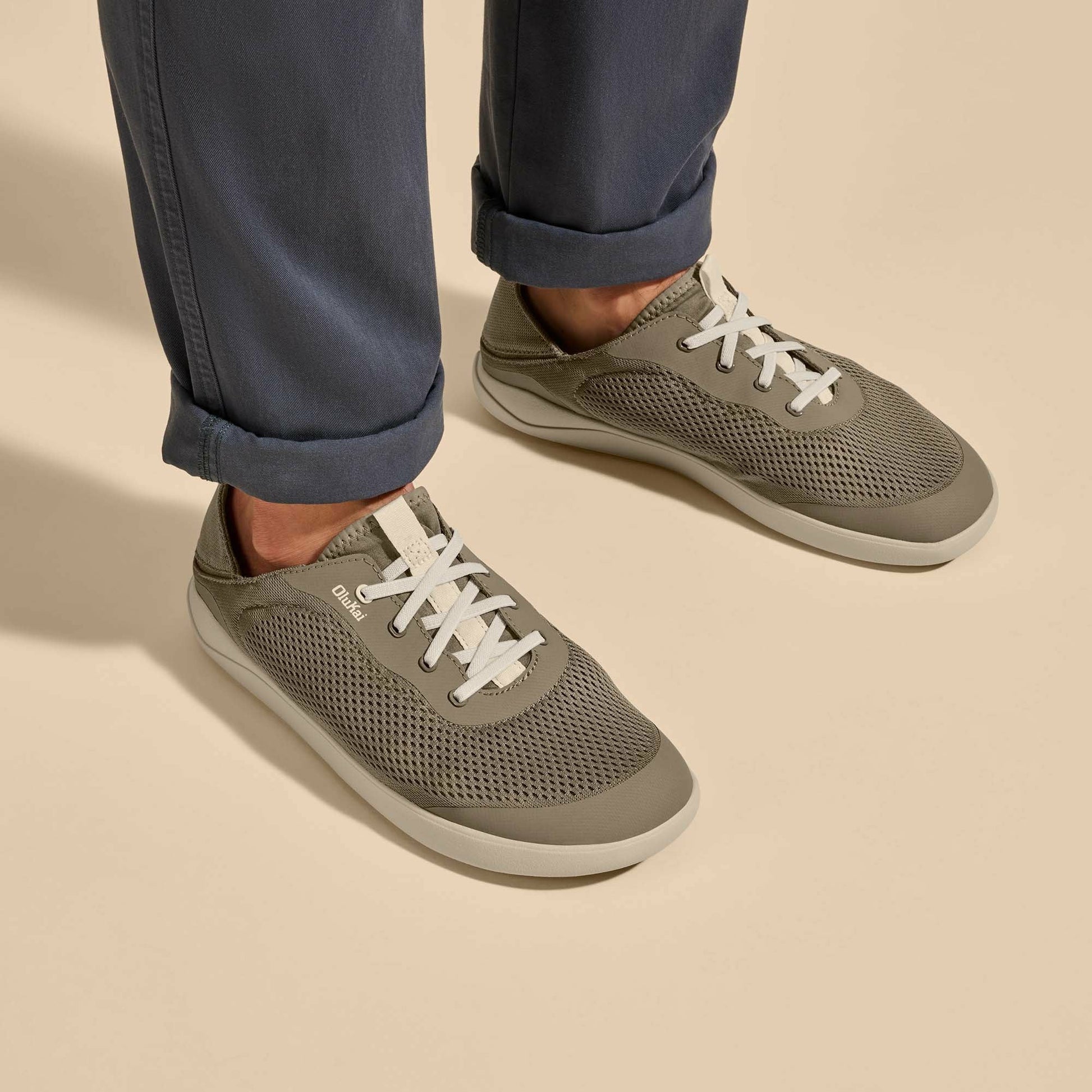 Olukai Moku Pae Boat Shoes - Clay / Tapa