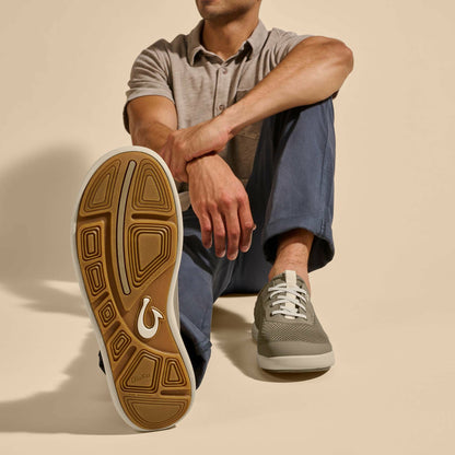 Olukai Moku Pae Boat Shoes - Clay / Tapa