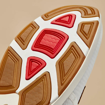 Olukai Mio Lī Athletic Shoes - Bright White / Red Lava