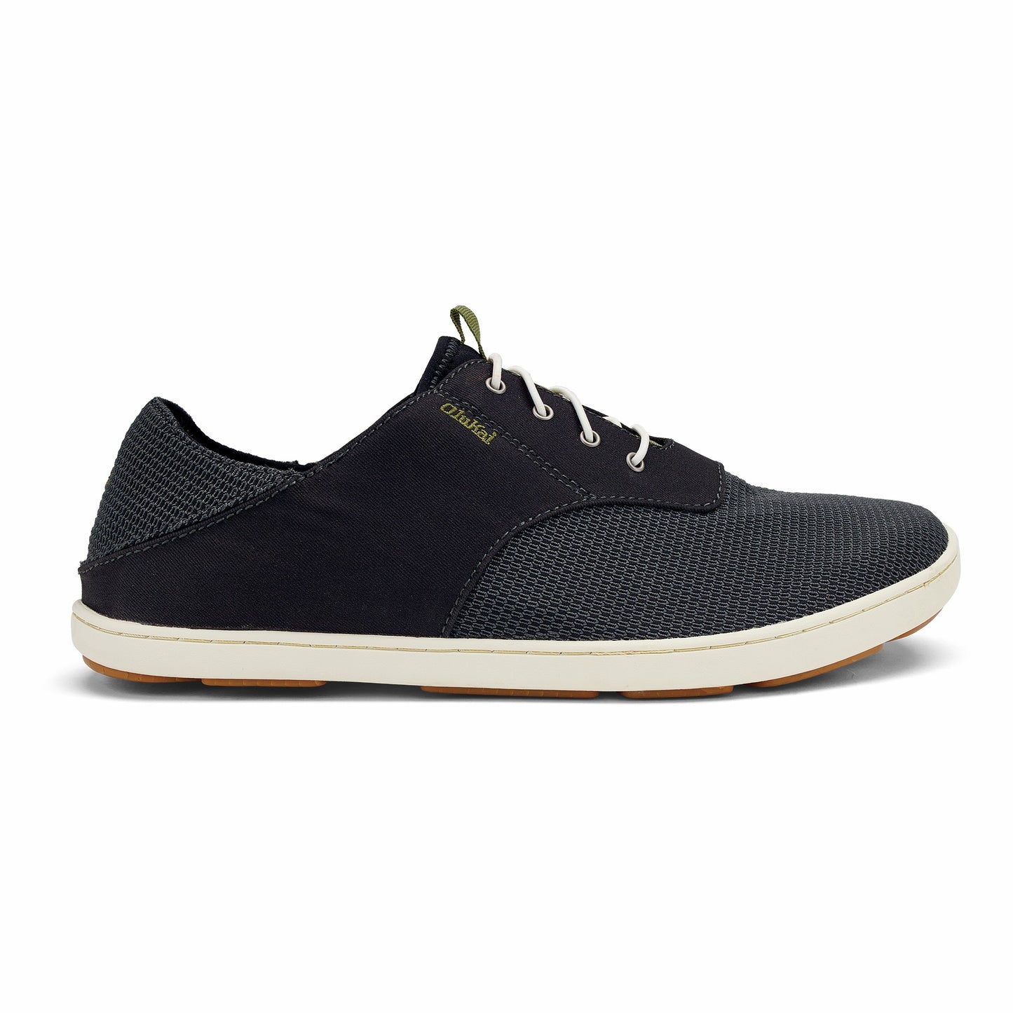 Olukai Nohea Moku Boat Shoes - Black