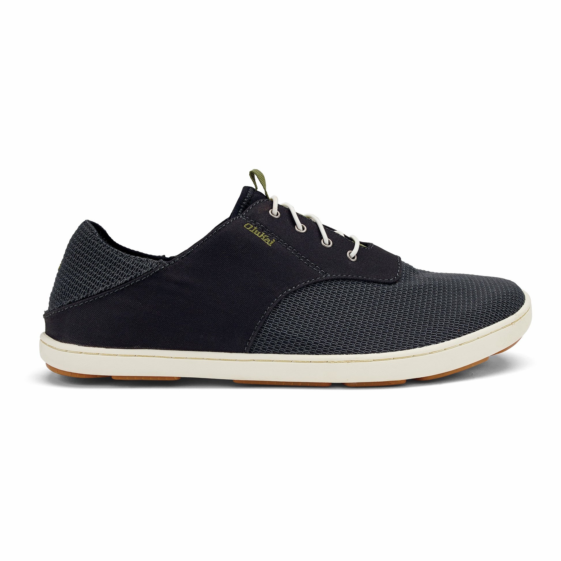 Olukai Nohea Moku Boat Shoes - Black
