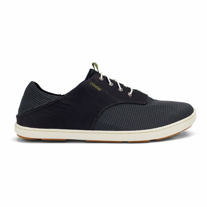 Olukai Nohea Moku Boat Shoes - Black