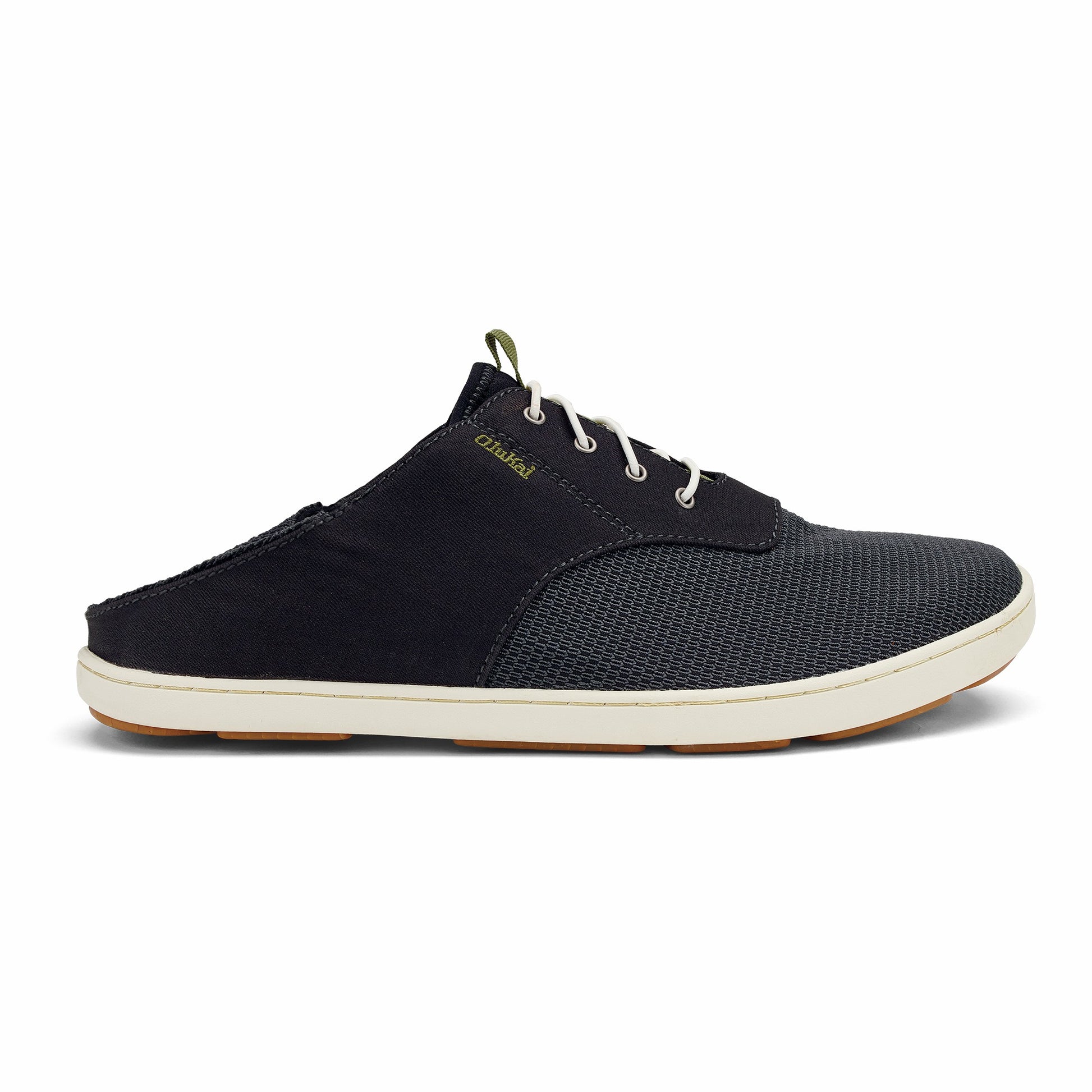 Olukai Nohea Moku Boat Shoes - Black