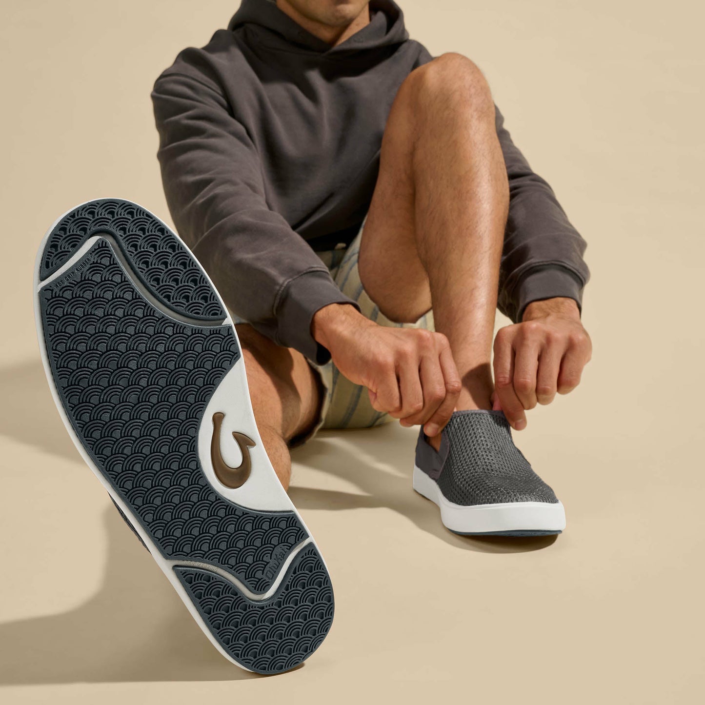 Olukai Lae‘ahi Slip-On Sneakers - Pavement