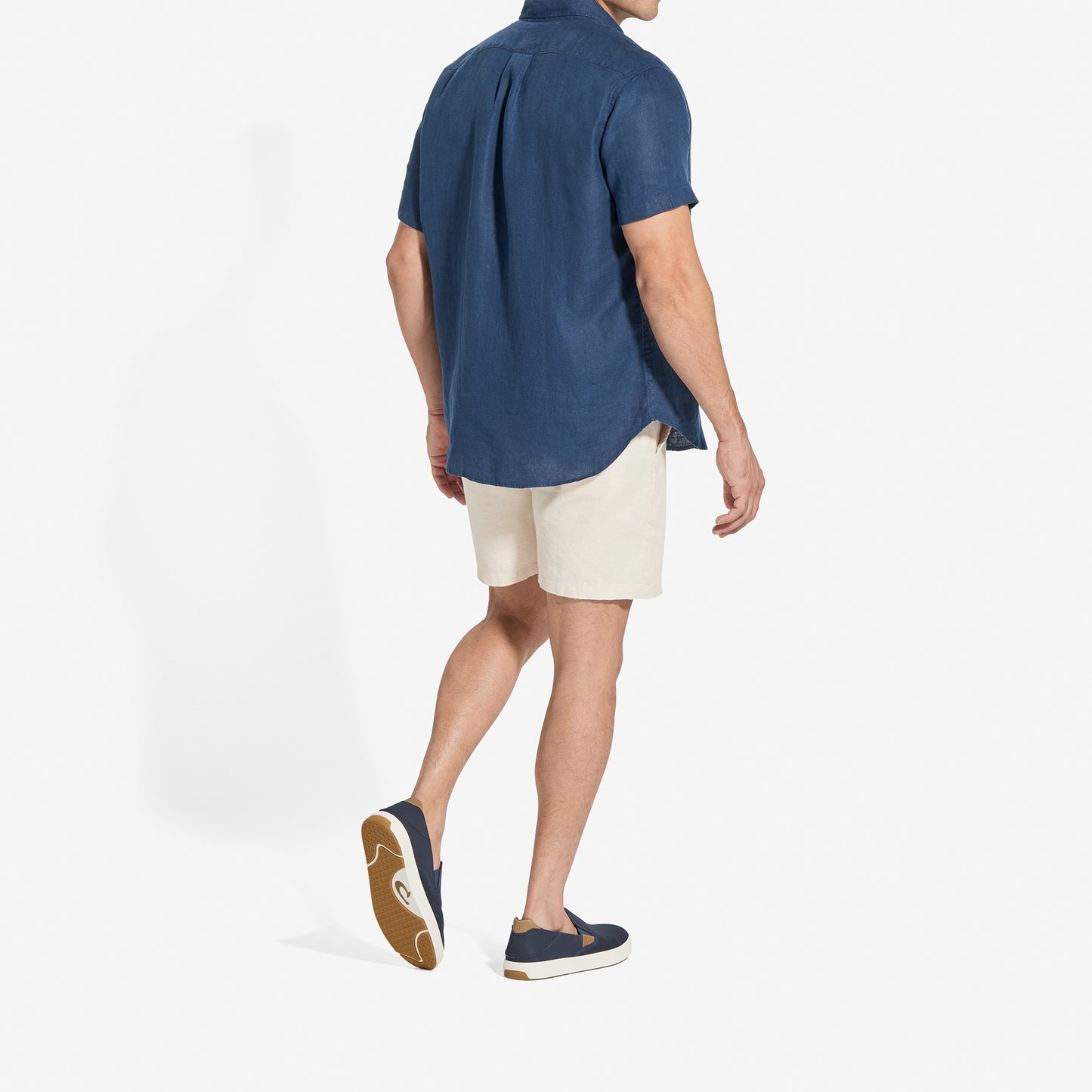 Olukai Laeʻahi Nui - Trench Blue / Tan