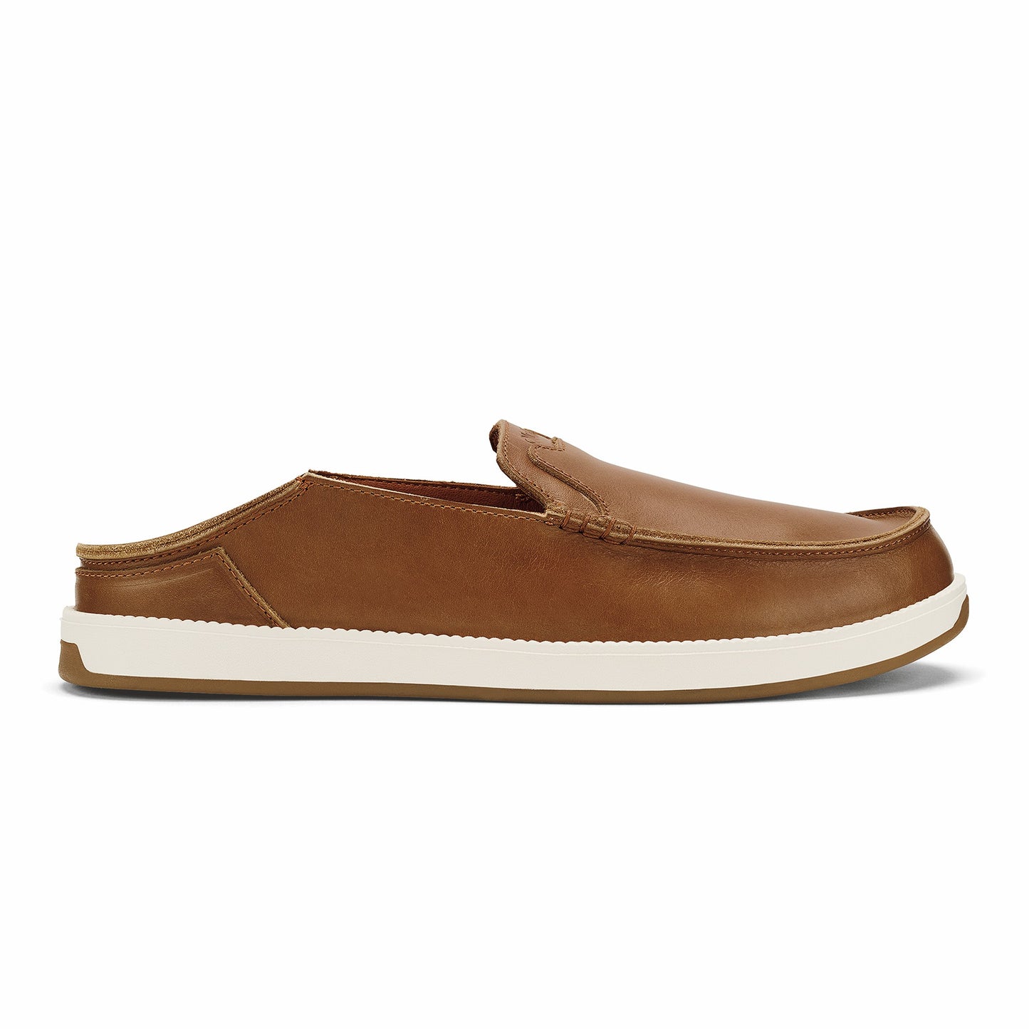 Olukai Kākaha Nia Men‘s Leather Slip-On Shoes - Fox