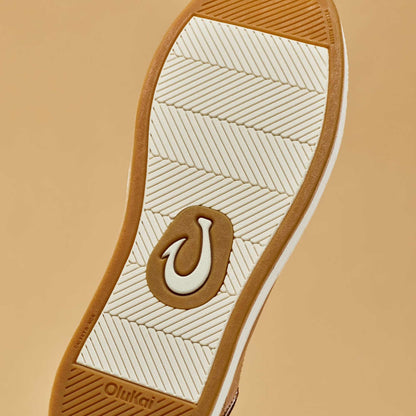 Olukai Kākaha Nia Men‘s Leather Slip-On Shoes - Fox