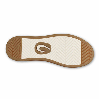 Olukai Kākaha Nia Men‘s Leather Slip-On Shoes - Fox
