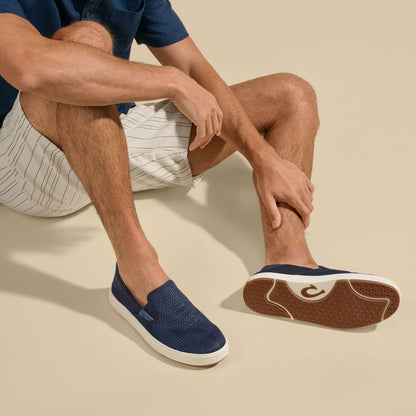 Olukai Lae‘ahi Slip-On Sneakers - Blue Depth