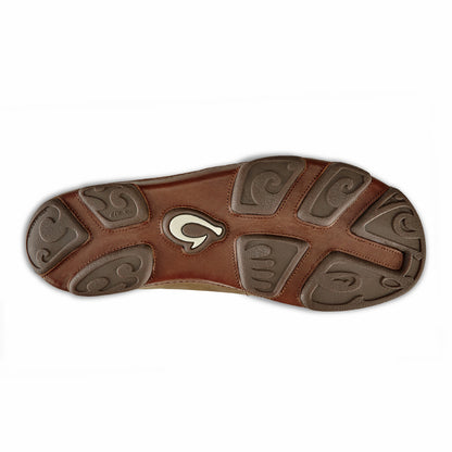 Olukai Moloā Leather Slip On Shoes - Ray / Toffee