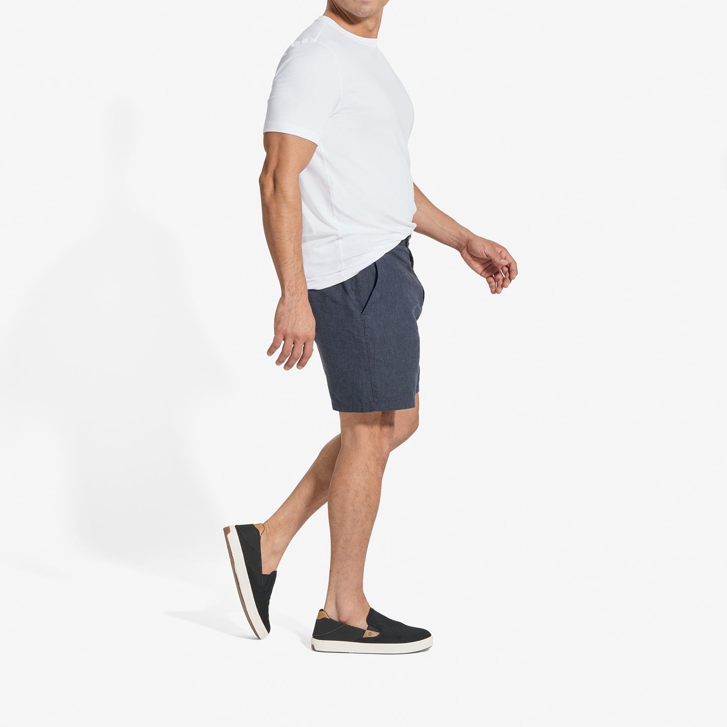 Olukai Laeʻahi Nui - Black / Tan