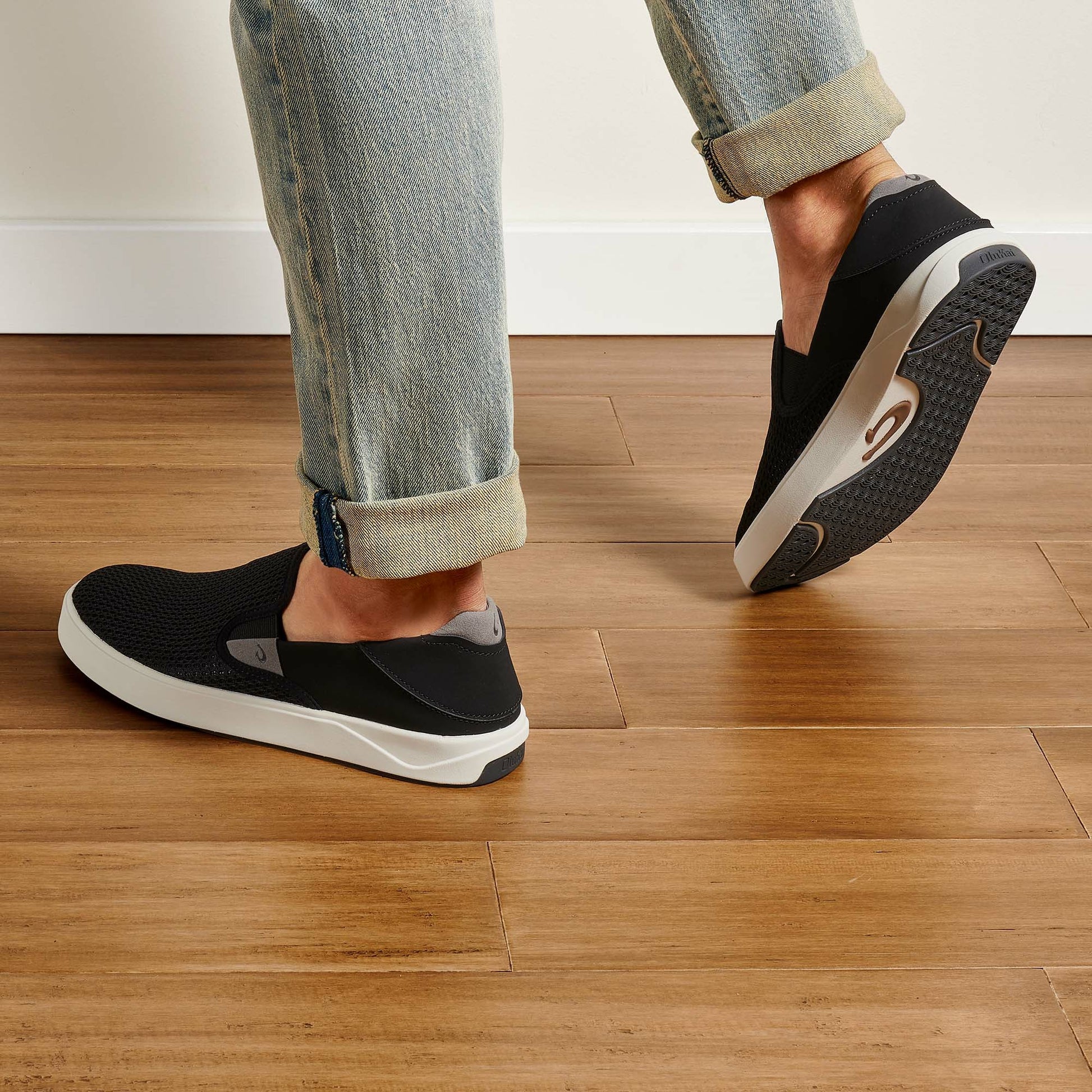 Olukai OluKai Lae‘ahi - Black | Slip-on Sneakers