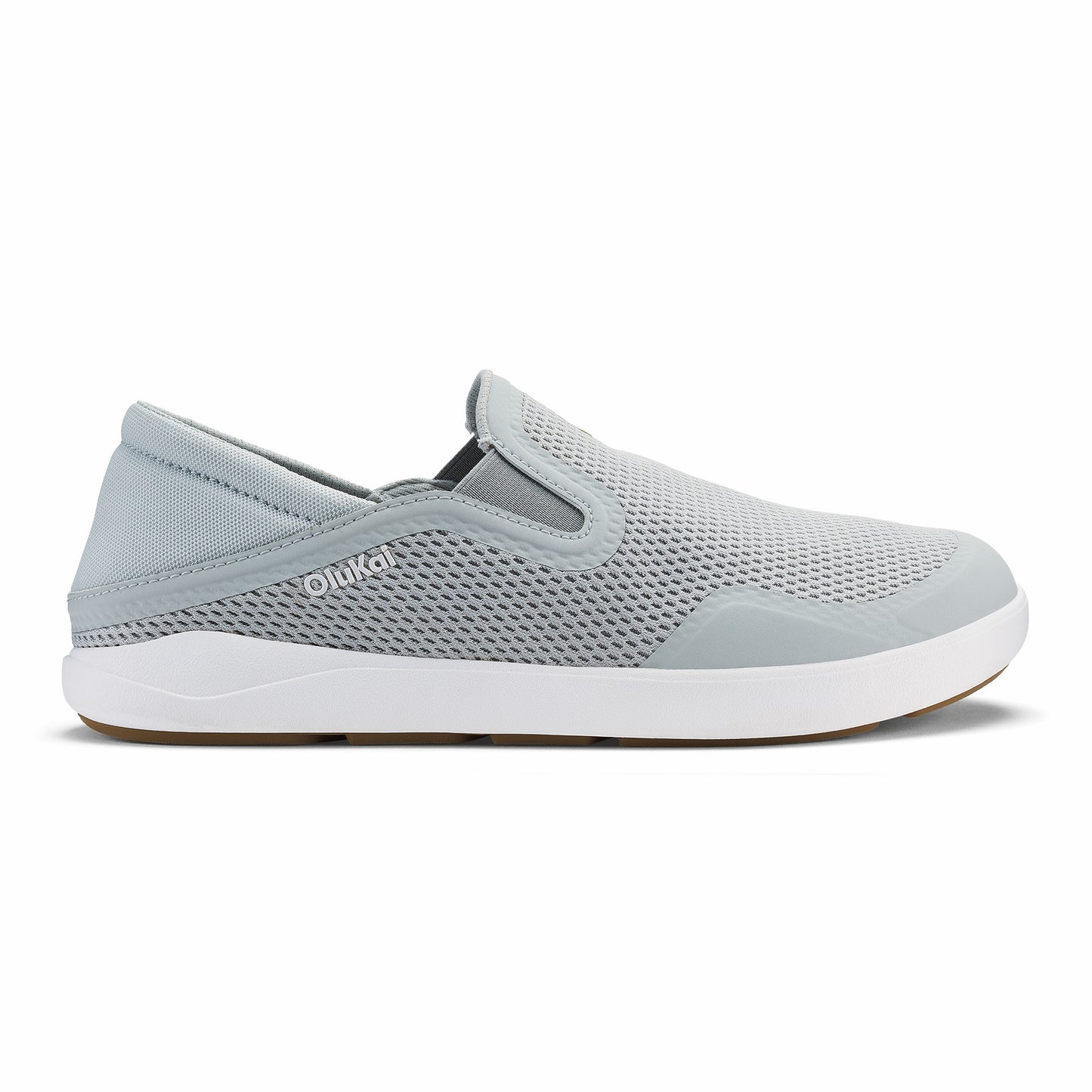 Olukai Moku Slip On - Cloud Grey / Ash