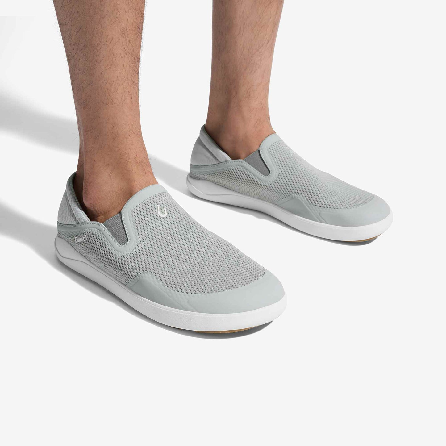 Olukai Moku Slip On - Cloud Grey / Ash