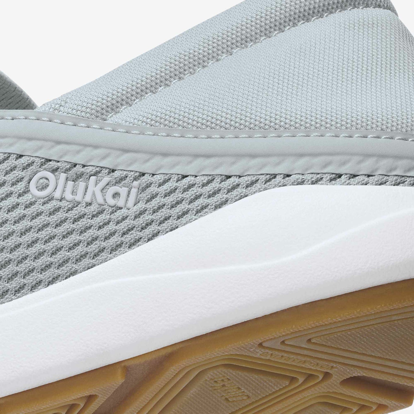 Olukai Moku Slip On - Cloud Grey / Ash