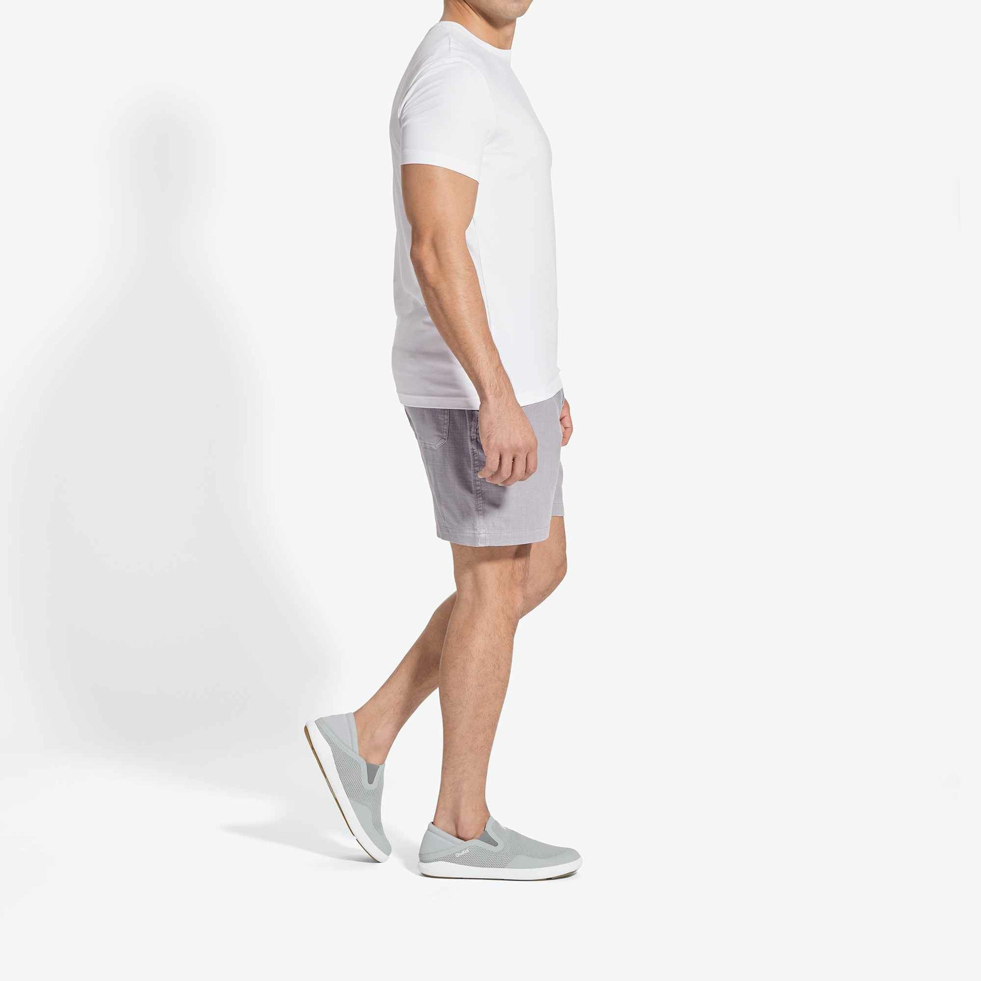 Olukai Moku Slip On - Cloud Grey / Ash
