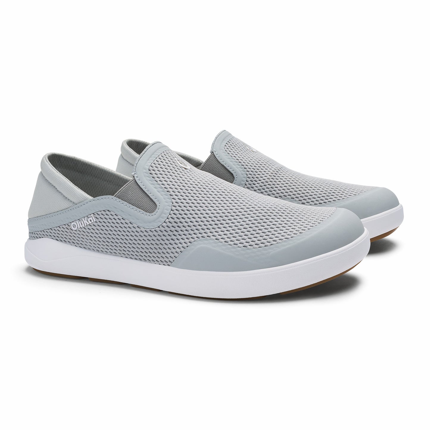 Olukai Moku Slip On - Cloud Grey / Ash