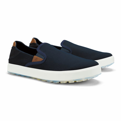 Olukai Wai‘alae Slip On Golf Shoes - Trench Blue