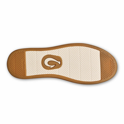 Olukai Kākaha Nia Men‘s Suede Slip-On Shoes - Dark Wood