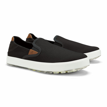 Olukai Wai‘alae Slip On Golf Shoes - Lava Rock