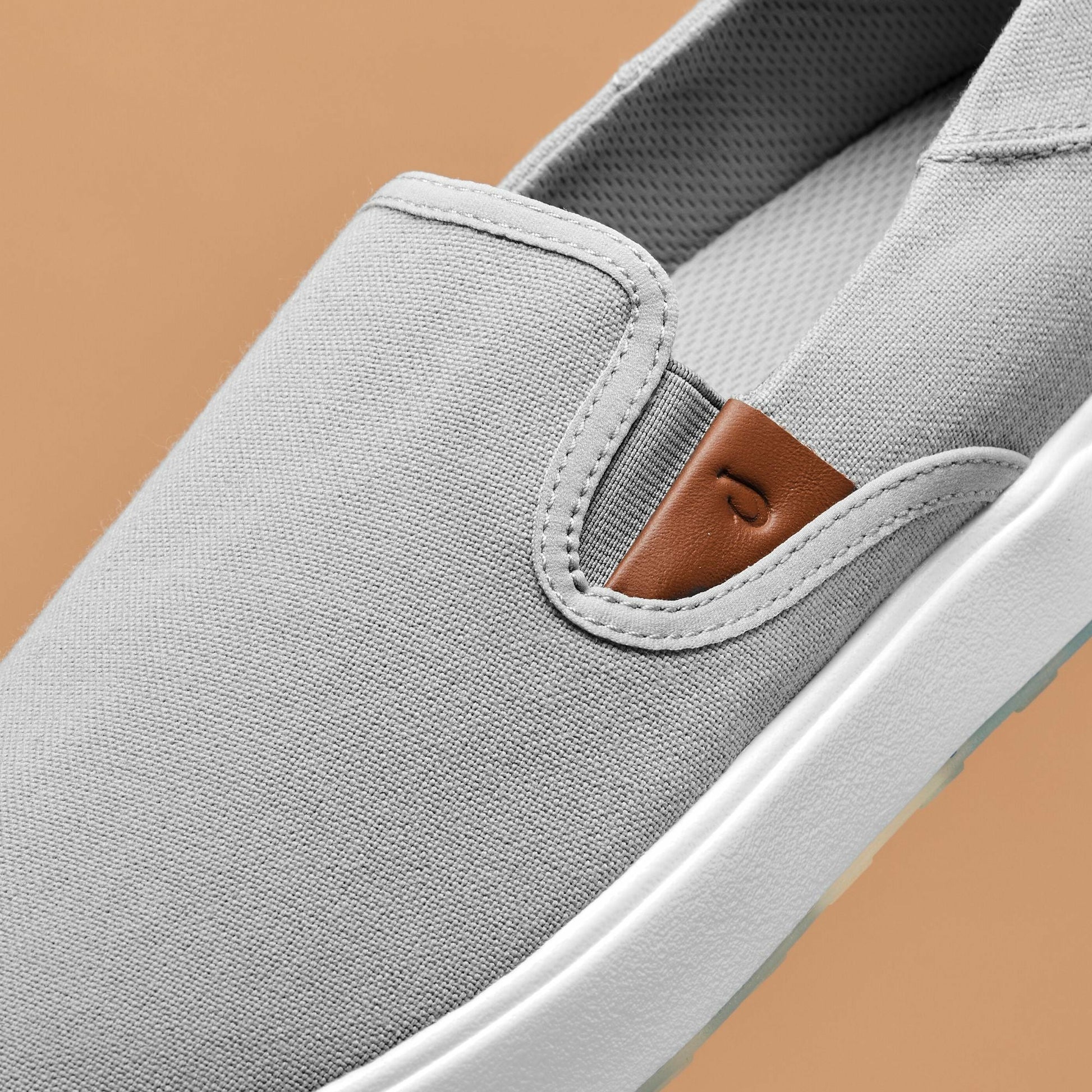 Olukai Wai‘alae Slip On Golf Shoes - Ash