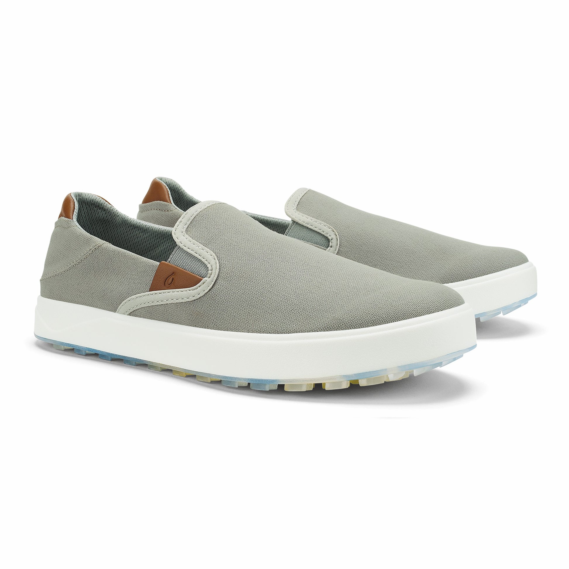 Olukai Wai‘alae Slip On Golf Shoes - Ash