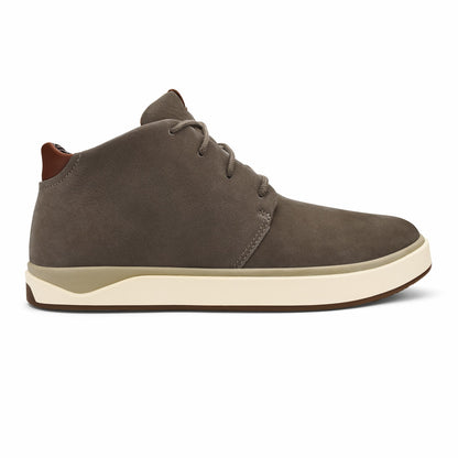Olukai Papakū 'Ili Waterproof Leather Boots- Mustang