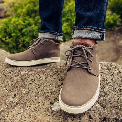 Olukai Papakū 'Ili Waterproof Leather Boots- Mustang
