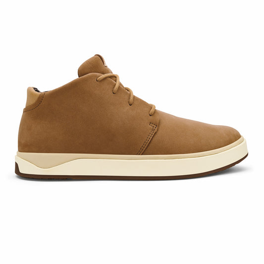 Olukai Papakū 'Ili Waterproof Leather Boots- Tan
