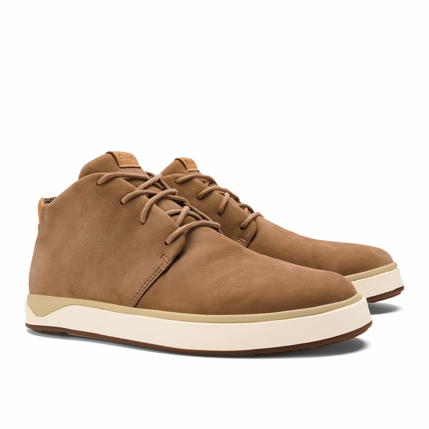 Olukai Papakū 'Ili Waterproof Leather Boots- Tan