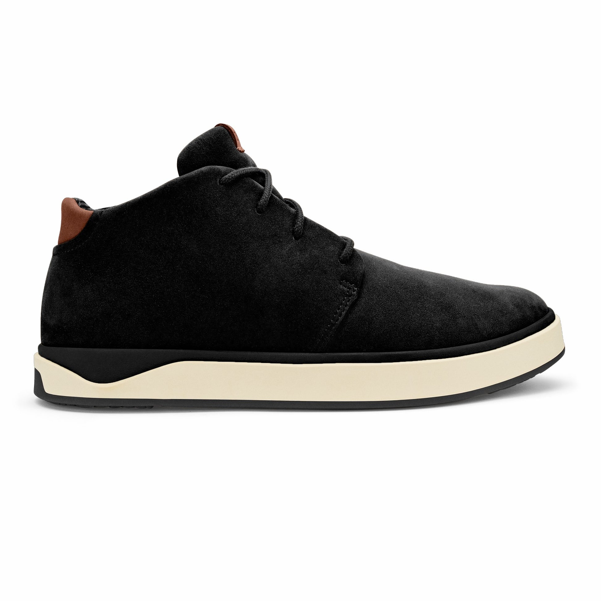 Olukai Papakū 'Ili Waterproof Leather Boots- Black