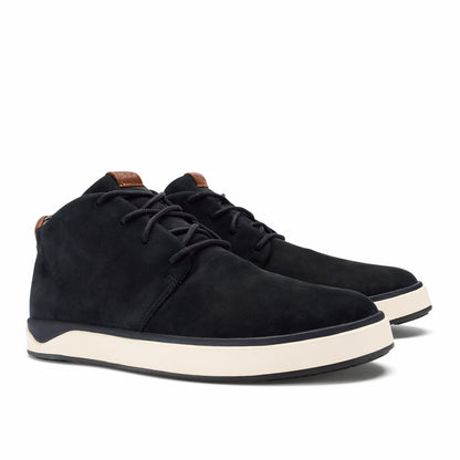 Olukai Papakū 'Ili Waterproof Leather Boots- Black
