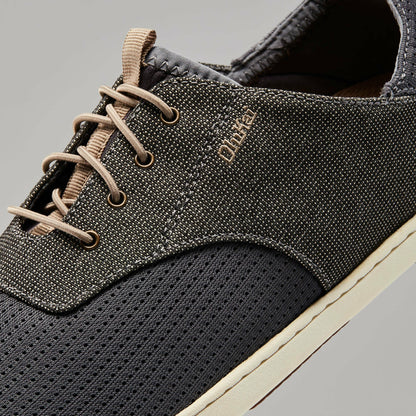 Olukai Nohea Moku Boat Shoes - Charcoal / Clay