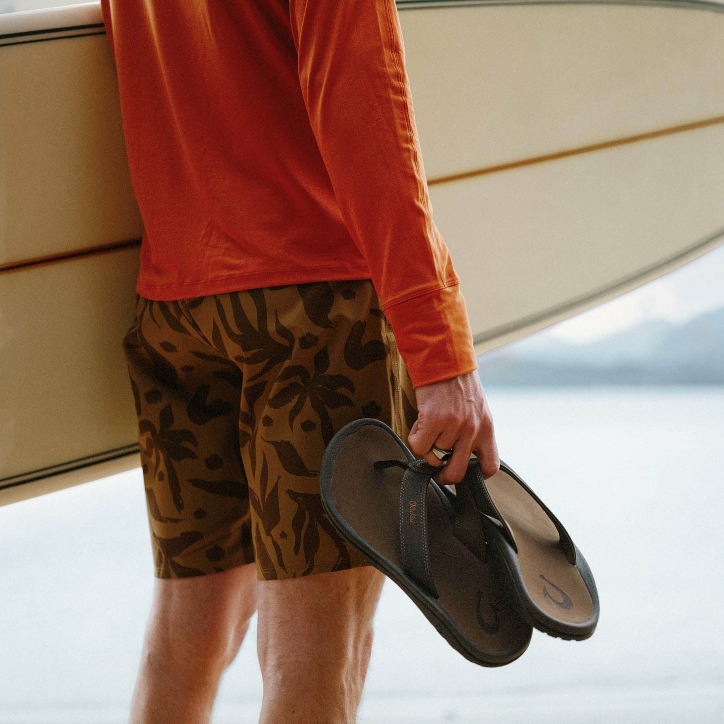 Olukai ‘Ohana Beach Sandals - Dark Java / Ray