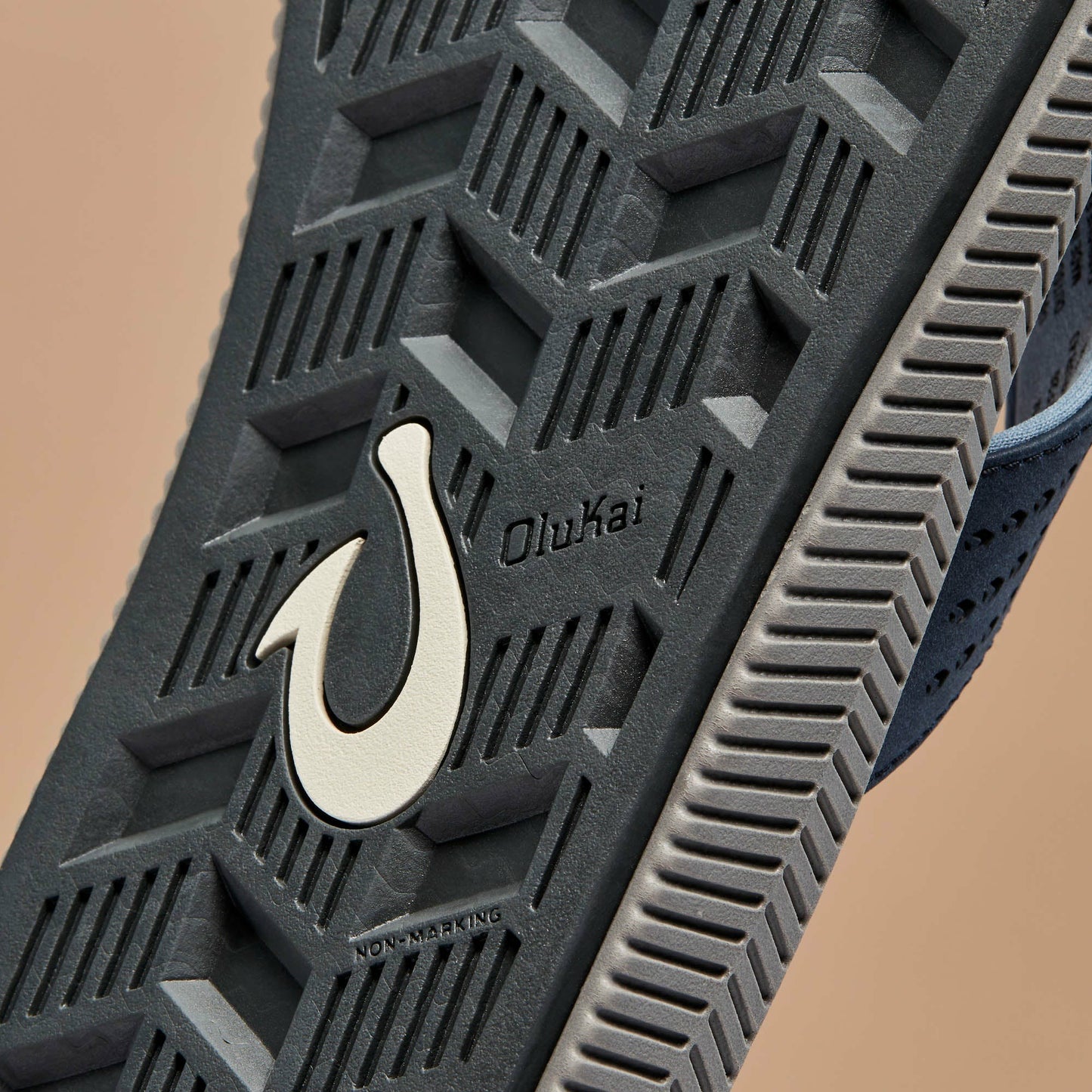 Olukai Ulele Beach Sandals - Blue Depth / Charcoal