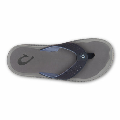 Olukai Ulele Beach Sandals - Blue Depth / Charcoal
