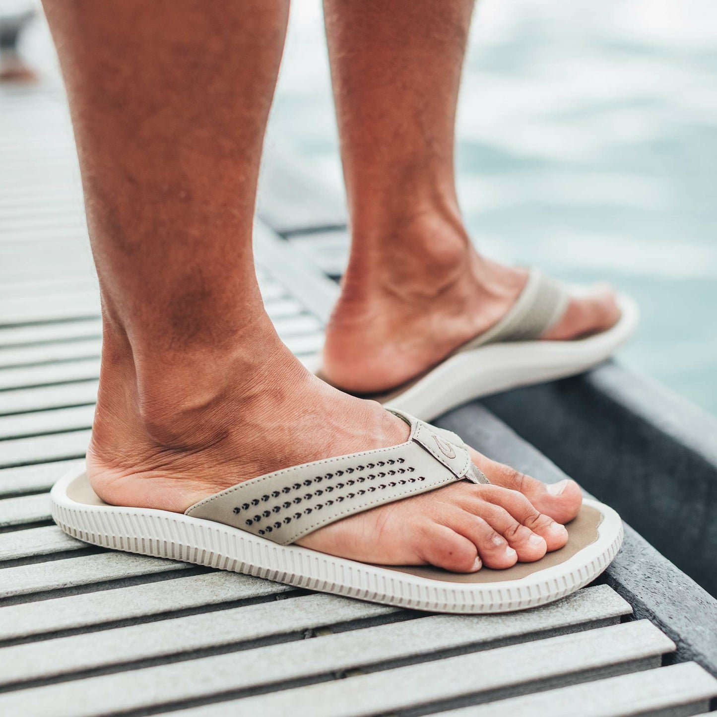 Olukai Ulele Water-Ready Beach Sandals - Clay / Mustang