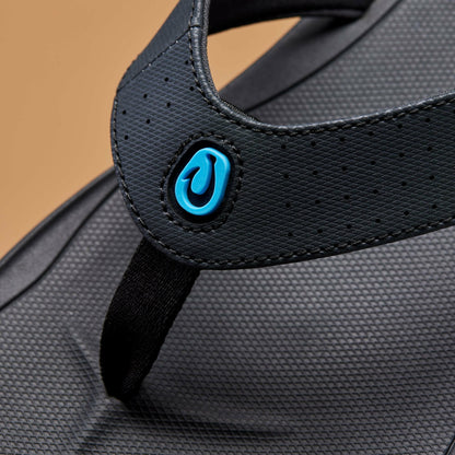 Olukai Ki‘i Water Ready Beach Sandals - Lava Rock / Bold Blue