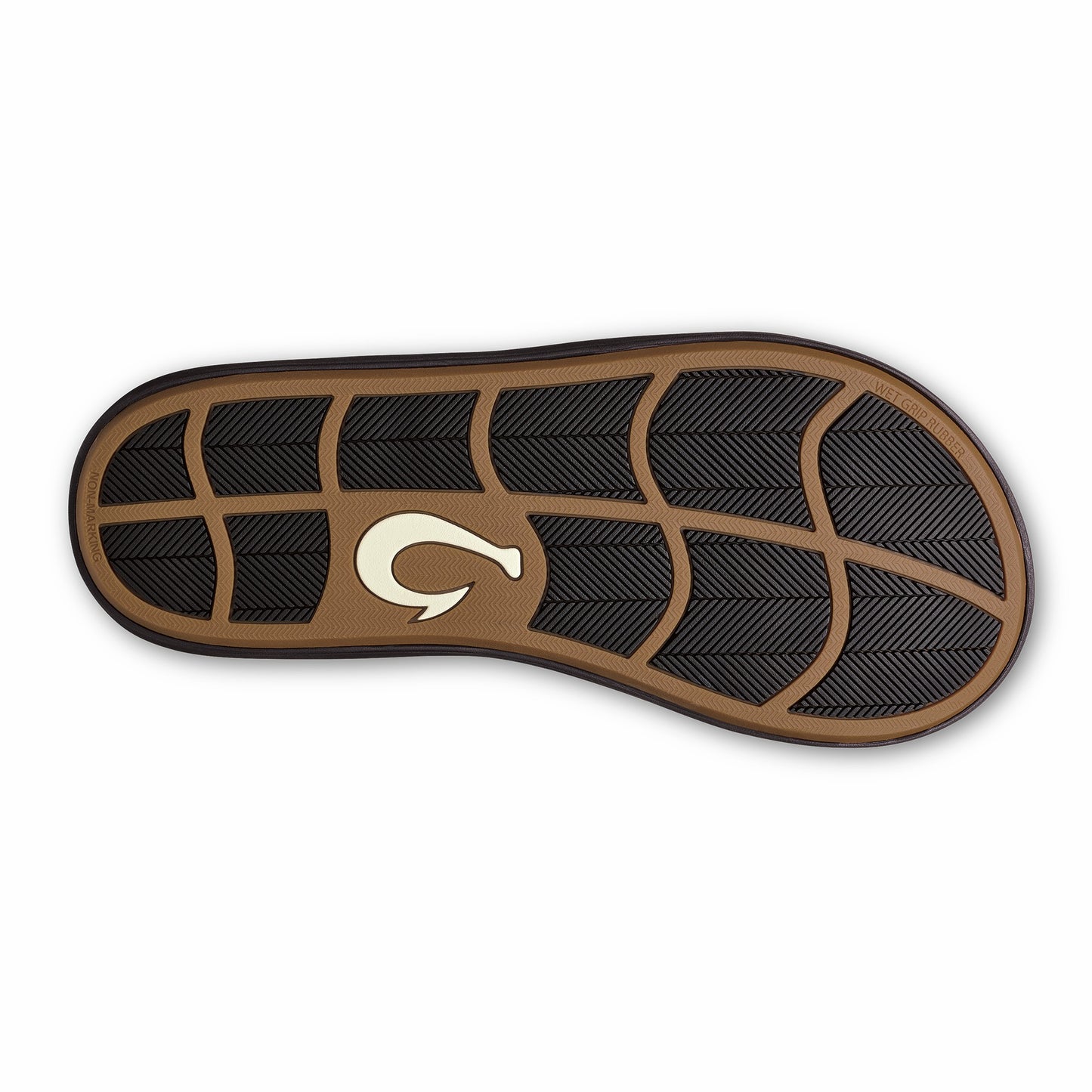 Olukai Ki‘i Water Ready Beach Sandals - Lava Rock / Bold Blue