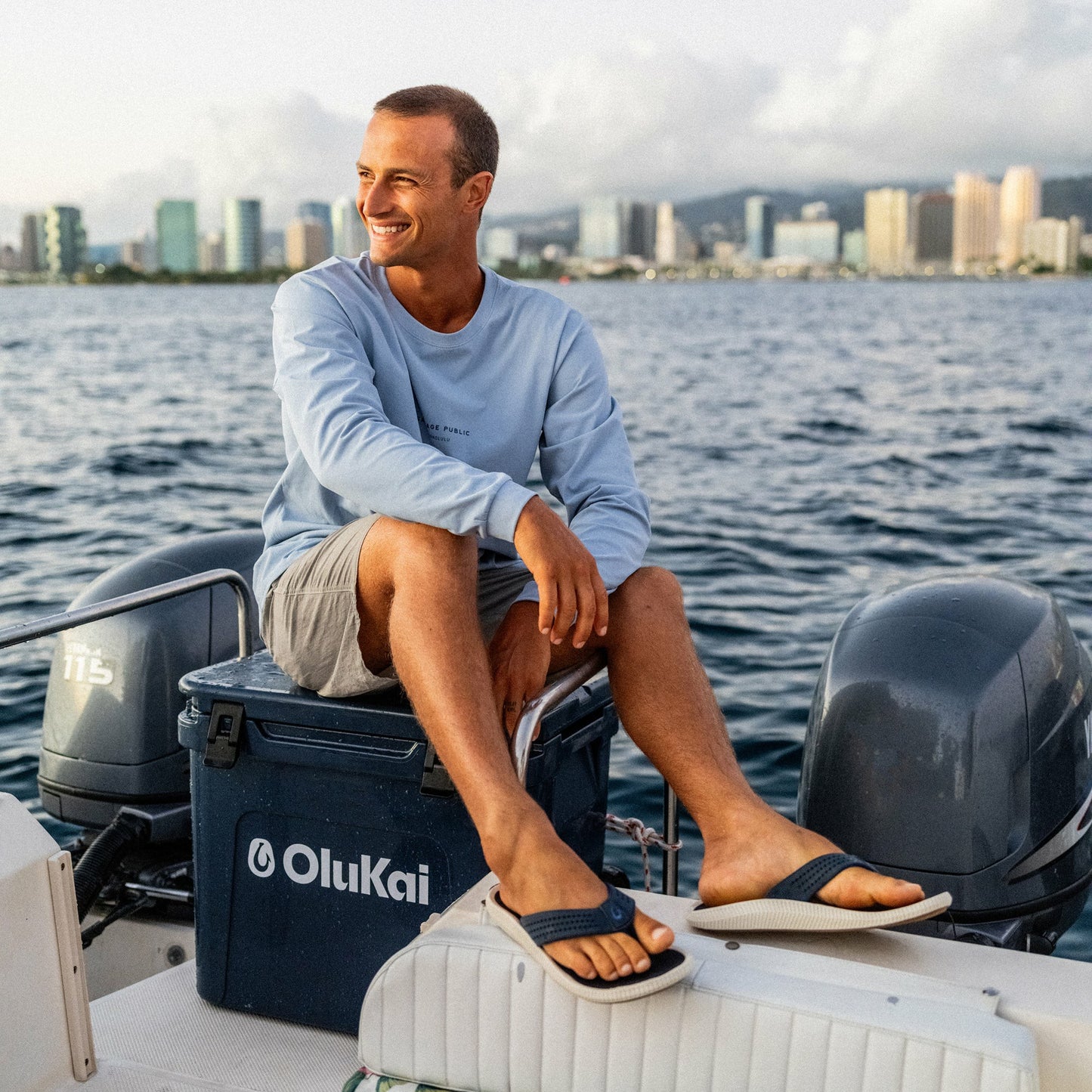 Olukai Ulele - Trench Blue / Trench Blue